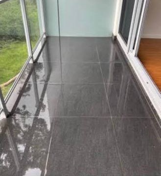 Balkon nach der Reinigung