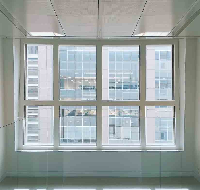 Fenster nach der Reinigung