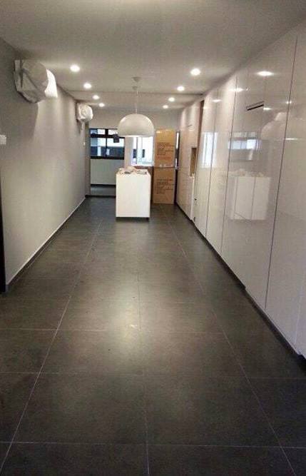 Flur nach der Reinigung