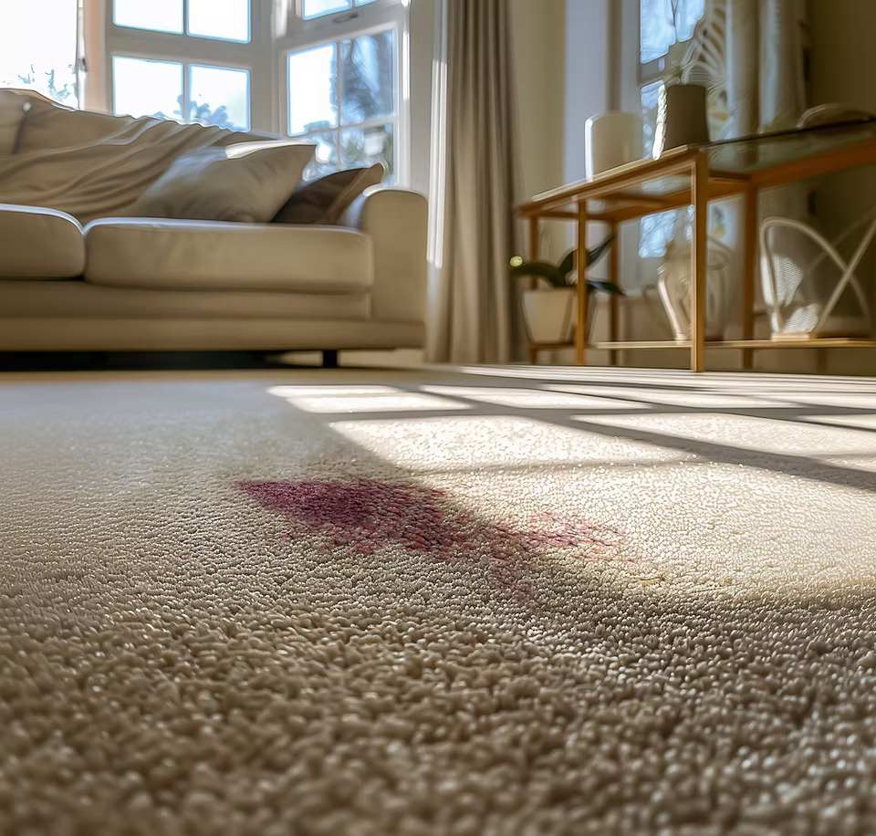 Teppich vor der Reinigung